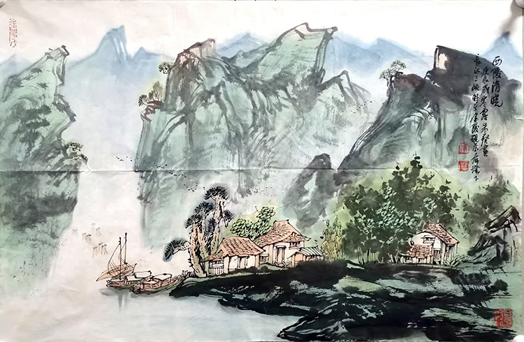 作者：朱葵&nbsp;山水&nbsp;￥：协商&nbsp;单击鼠标查看大图！