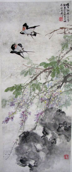 作者：胡国仁&nbsp;花鸟　&nbsp;￥：协商&nbsp;单击鼠标查看大图！