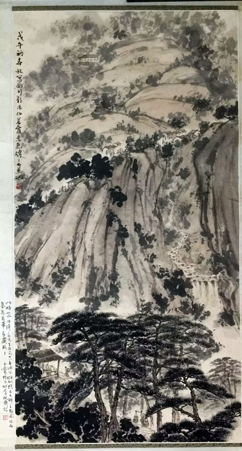 作者：傅二石&nbsp;山水&nbsp;￥：协商&nbsp;单击鼠标查看大图！