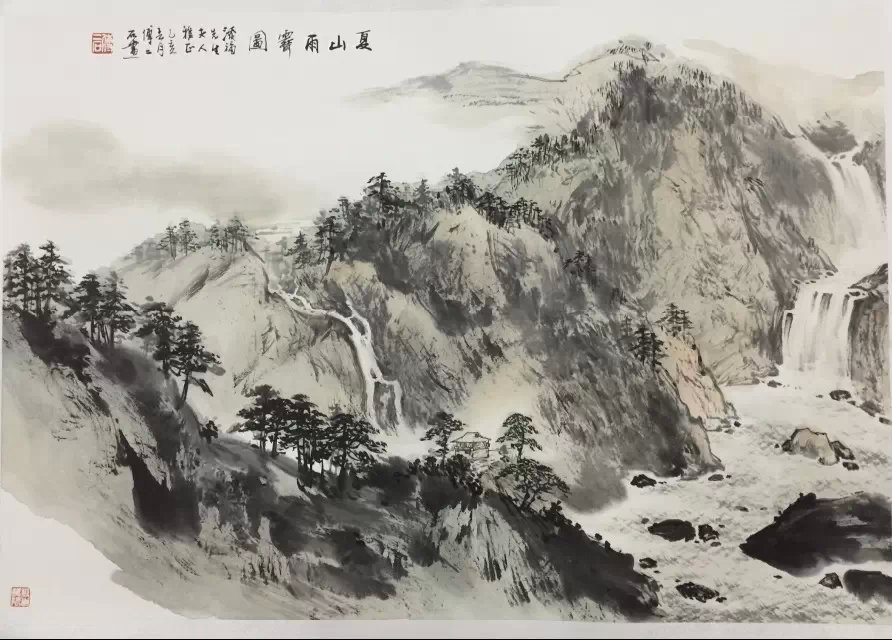 作者：傅二石&nbsp;山水&nbsp;￥：协商&nbsp;单击鼠标查看大图！