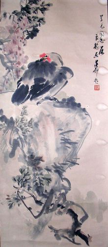 作者：赵良翰&nbsp;《鸡栖藤石》&nbsp;￥：协商&nbsp;单击鼠标查看详细介绍！