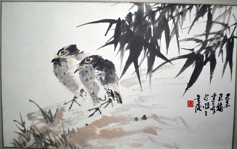 作者：赵良翰&nbsp;竹雀图&nbsp;￥：协商&nbsp;单击鼠标查看大图！