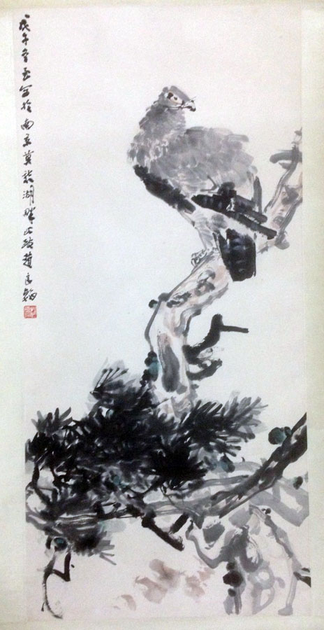 作者：赵良翰&nbsp;松鹰图&nbsp;￥：协商&nbsp;单击鼠标查看大图！