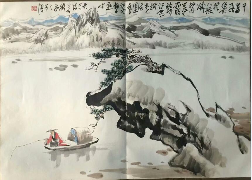 作者：萧平&nbsp;《江雪》&nbsp;￥：协商&nbsp;单击鼠标查看大图！