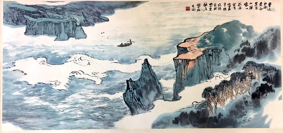 作者：华拓&nbsp;春江泛舟&nbsp;￥：协商&nbsp;单击鼠标查看大图！