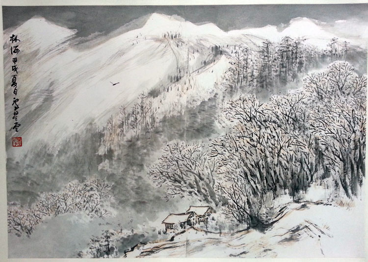 作者：卢星堂&nbsp;山水《晴雪》&nbsp;￥：协商&nbsp;单击鼠标查看大图！