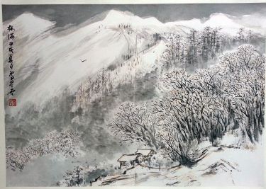 作者：卢星堂&nbsp;山水《晴雪》&nbsp;￥：协商&nbsp;单击鼠标查看详细介绍！
