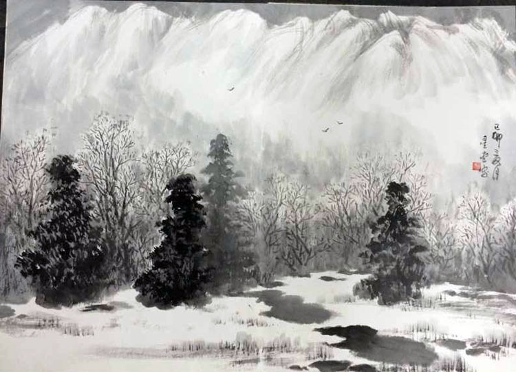 作者：卢星堂&nbsp;山水&nbsp;￥：协商&nbsp;单击鼠标查看大图！