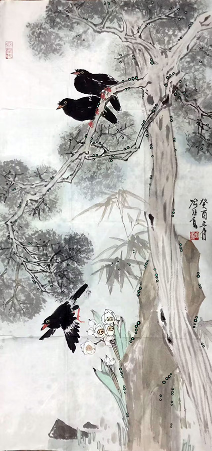 作者：喻继高&nbsp;花鸟&nbsp;￥：协商&nbsp;单击鼠标查看大图！