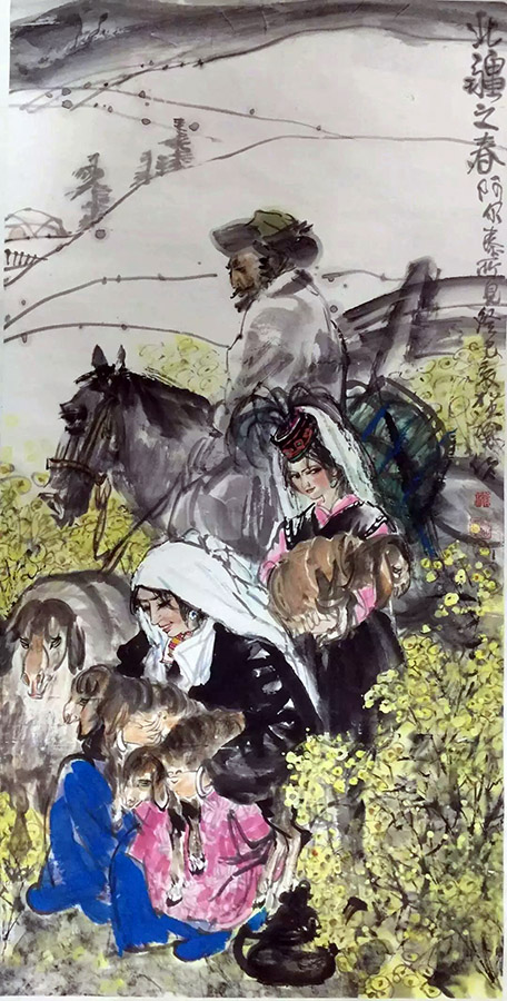 作者：贺成&nbsp;《北疆之春》&nbsp;￥：协商&nbsp;单击鼠标查看大图！