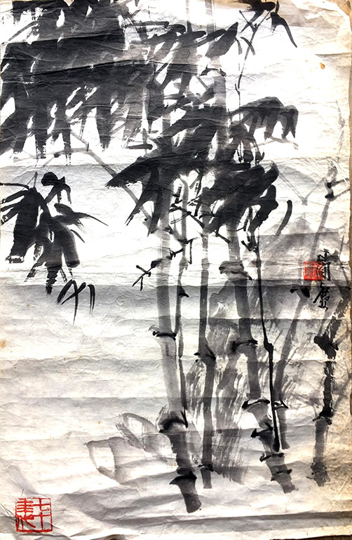 作者：曹简楼&nbsp;墨竹&nbsp;￥：协商&nbsp;单击鼠标查看大图！