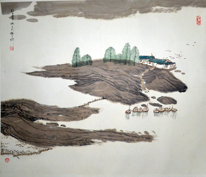 作者：章炳文&nbsp;山水 &nbsp;￥：协商&nbsp;单击鼠标查看大图！