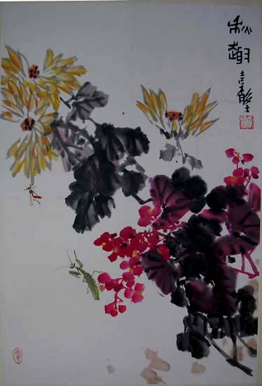 作者：张继馨&nbsp;秋趣&nbsp;￥：协商&nbsp;单击鼠标查看大图！