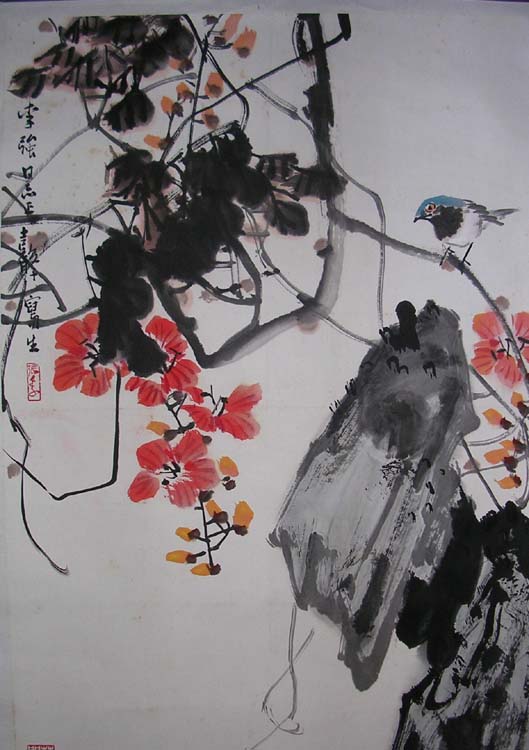 作者：张继馨&nbsp;花鸟&nbsp;￥：协商&nbsp;单击鼠标查看大图！