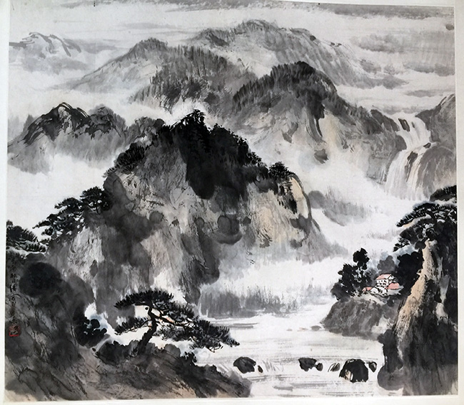 作者：傅二石&nbsp;山水 &nbsp;￥：协商&nbsp;单击鼠标查看大图！