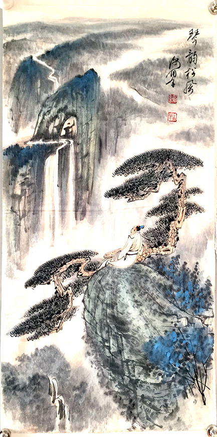 作者：谢伯子&nbsp;山水&nbsp;￥：协商&nbsp;单击鼠标查看大图！