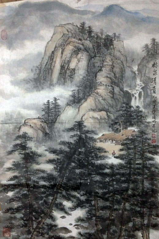 作者：傅瑜明&nbsp;山水  &nbsp;￥：协商&nbsp;单击鼠标查看大图！