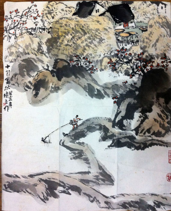 作者：朱修立&nbsp;《金秋十月》&nbsp;￥：协商&nbsp;单击鼠标查看大图！