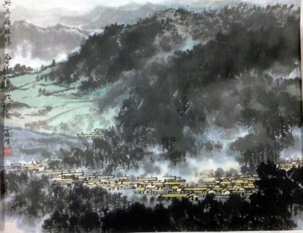 作者：伍霖生 &nbsp;山水&nbsp;￥：协商&nbsp;单击鼠标查看大图！