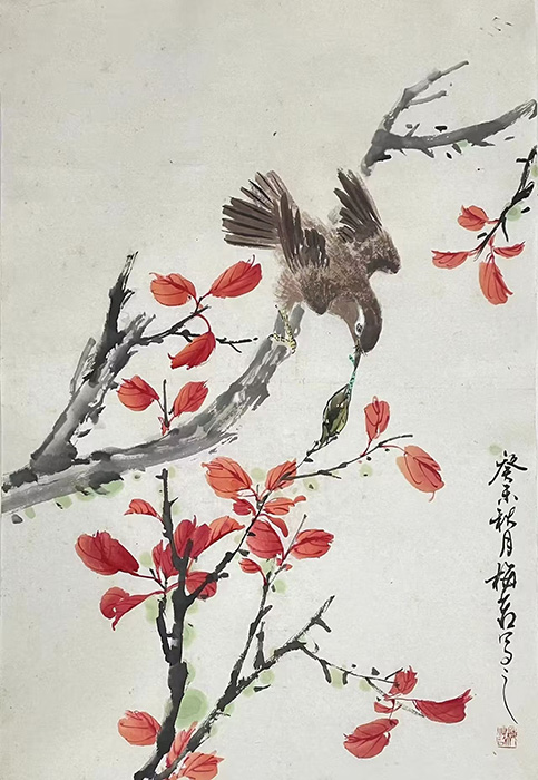 作者：梅若&nbsp;花鸟 &nbsp;￥：协商&nbsp;单击鼠标查看大图！