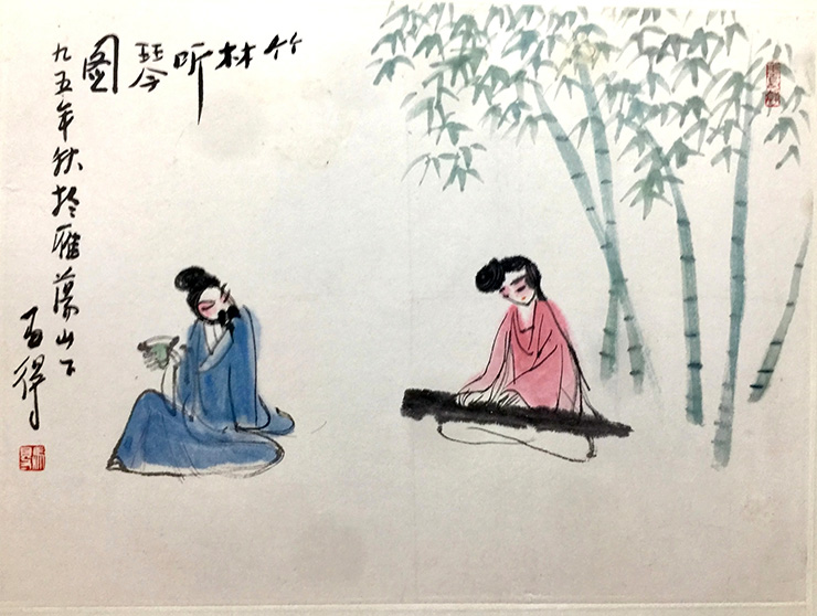 作者：高马得&nbsp;听琴&nbsp;￥：协商&nbsp;单击鼠标查看大图！