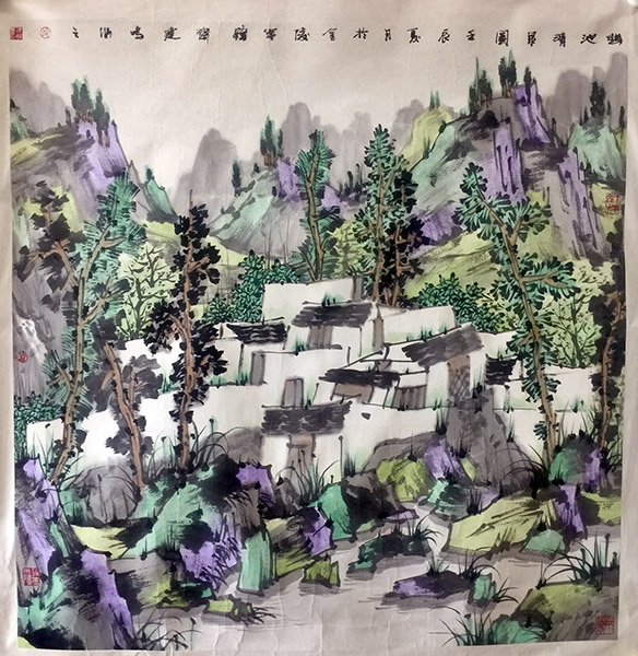 作者：倪建鸣&nbsp;山水&nbsp;￥：协商&nbsp;单击鼠标查看大图！