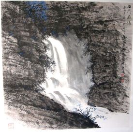 作者：魏镇&nbsp;《石门飞泉》&nbsp;￥：协商&nbsp;单击鼠标查看详细介绍！