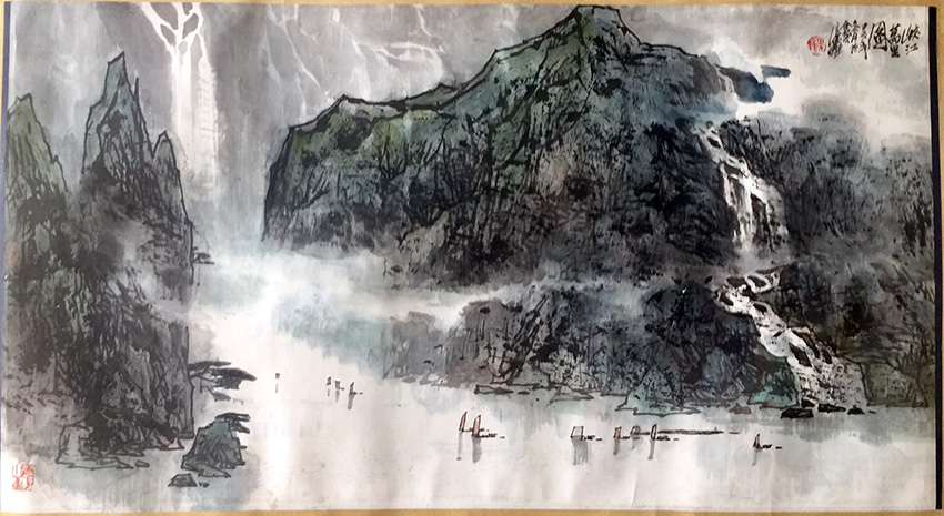 作者：叶维&nbsp;山水 &nbsp;￥：协商&nbsp;单击鼠标查看大图！