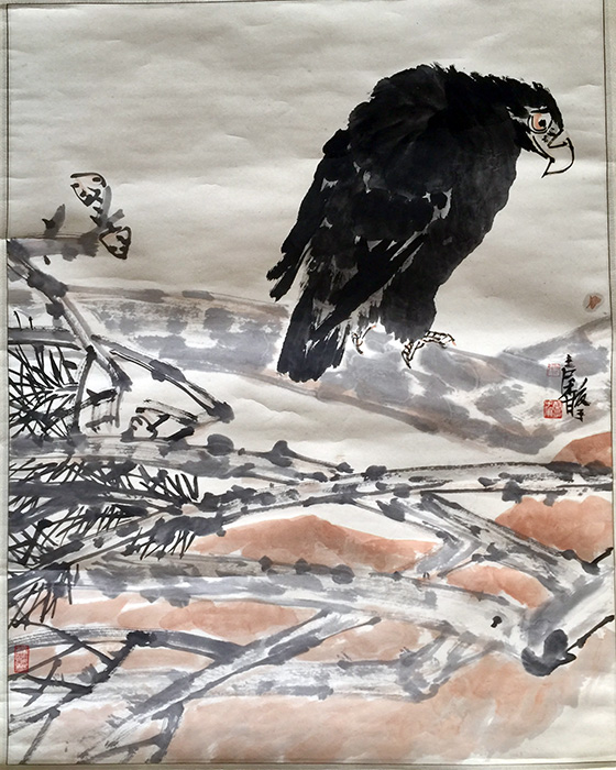 作者：张继馨&nbsp;松鹰图&nbsp;￥：协商&nbsp;单击鼠标查看大图！