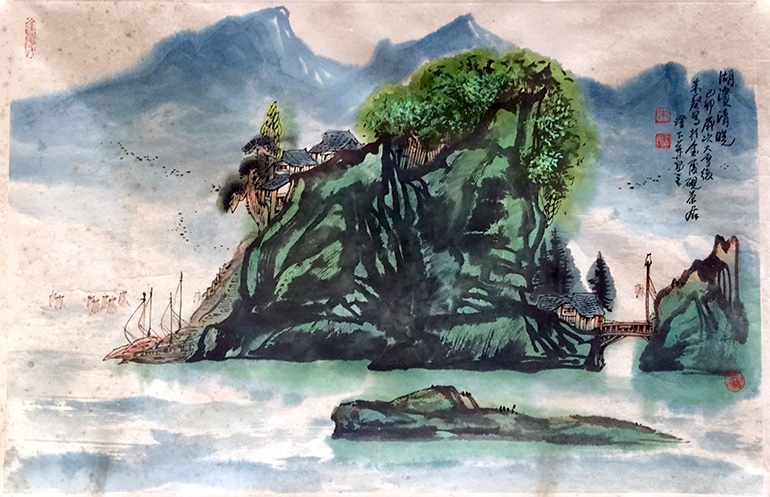 作者：朱葵&nbsp;山水&nbsp;￥：协商&nbsp;单击鼠标查看大图！