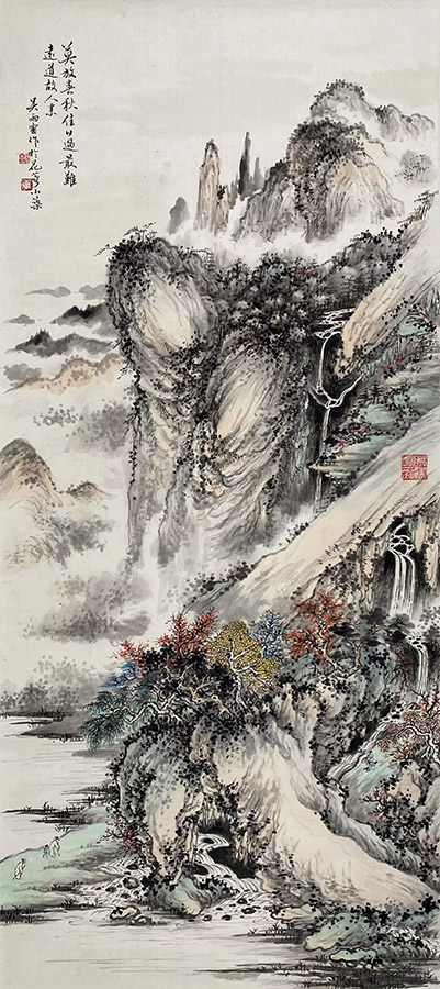 作者：吴雨苍&nbsp;山水 &nbsp;￥：协商&nbsp;单击鼠标查看大图！