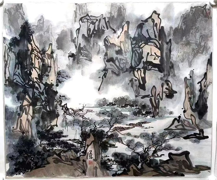 作者：傅益瑶&nbsp;山水  &nbsp;￥：协商&nbsp;单击鼠标查看大图！