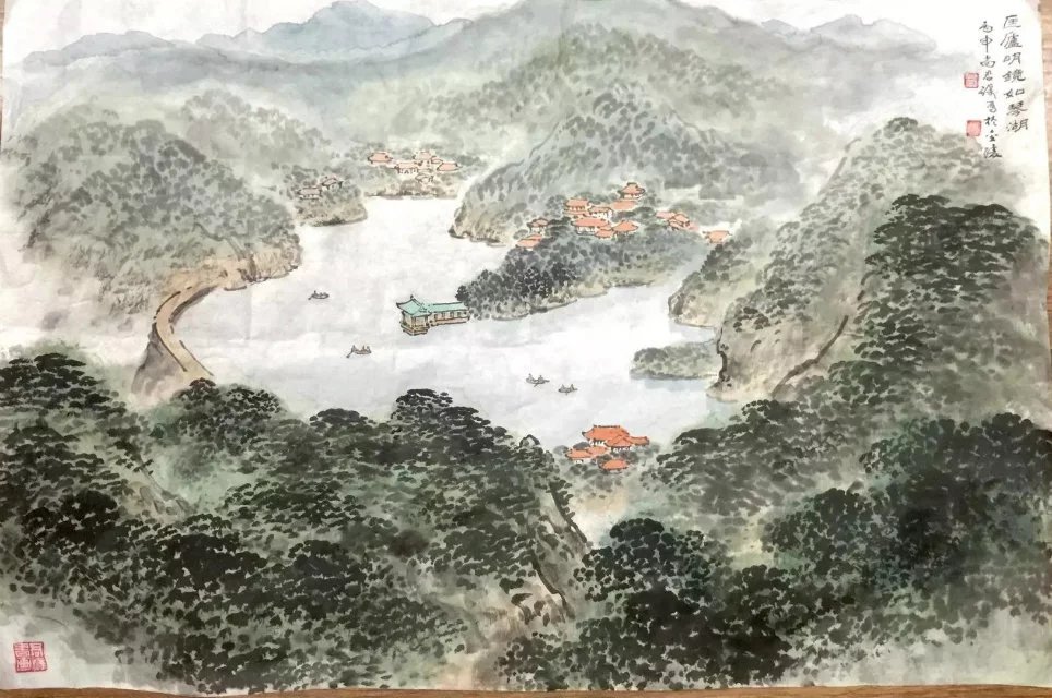 作者：尚君励&nbsp;山水 &nbsp;￥：协商&nbsp;单击鼠标查看大图！