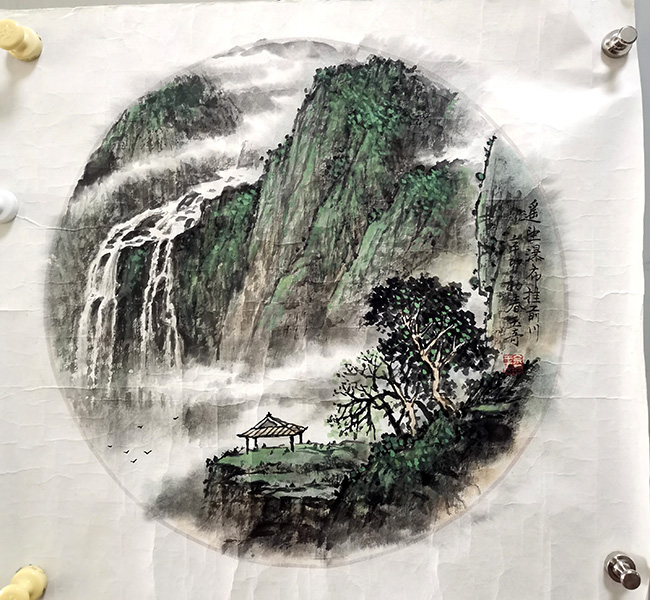 作者：佘玉奇 &nbsp;山水 &nbsp;￥：协商&nbsp;单击鼠标查看大图！