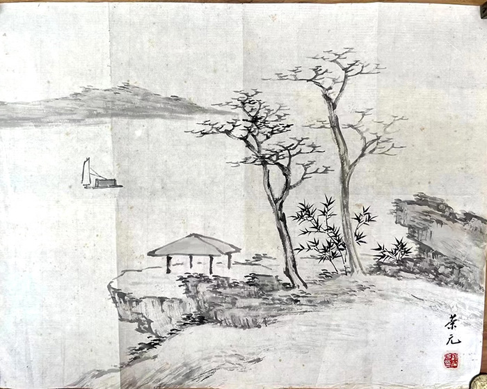 作者：顾荣元&nbsp;山水 &nbsp;￥：协商&nbsp;单击鼠标查看大图！