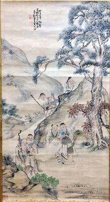 作者：王以德&nbsp;人物 九老图&nbsp;￥：协商&nbsp;单击鼠标查看详细介绍！