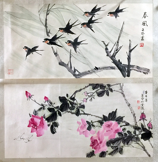 作者：张正吟&nbsp;花鸟&nbsp;￥：协商&nbsp;单击鼠标查看大图！