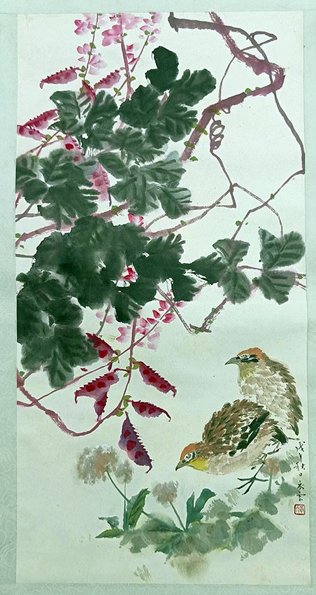 作者：陈霞仙&nbsp;花鸟&nbsp;￥：协商&nbsp;单击鼠标查看大图！