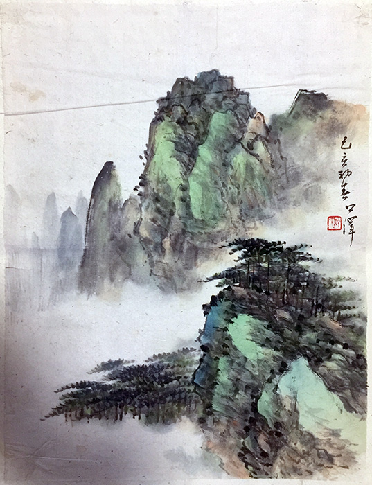 作者：许公泽&nbsp;山水  &nbsp;￥：协商&nbsp;单击鼠标查看大图！