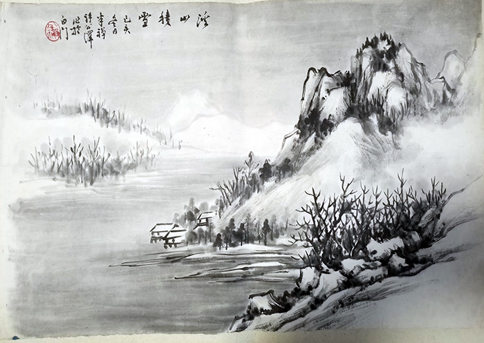 作者：许公泽&nbsp;山水  &nbsp;￥：协商&nbsp;单击鼠标查看大图！