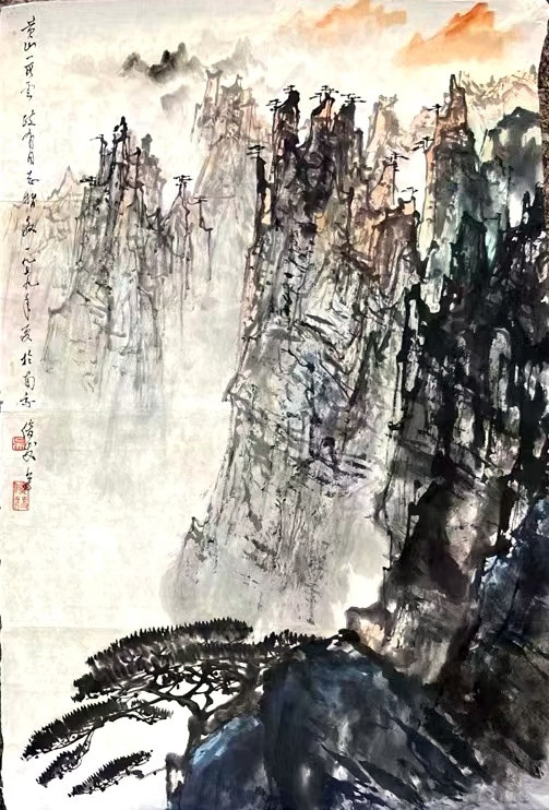 作者：吴俊发&nbsp;山水  &nbsp;￥：协商&nbsp;单击鼠标查看大图！