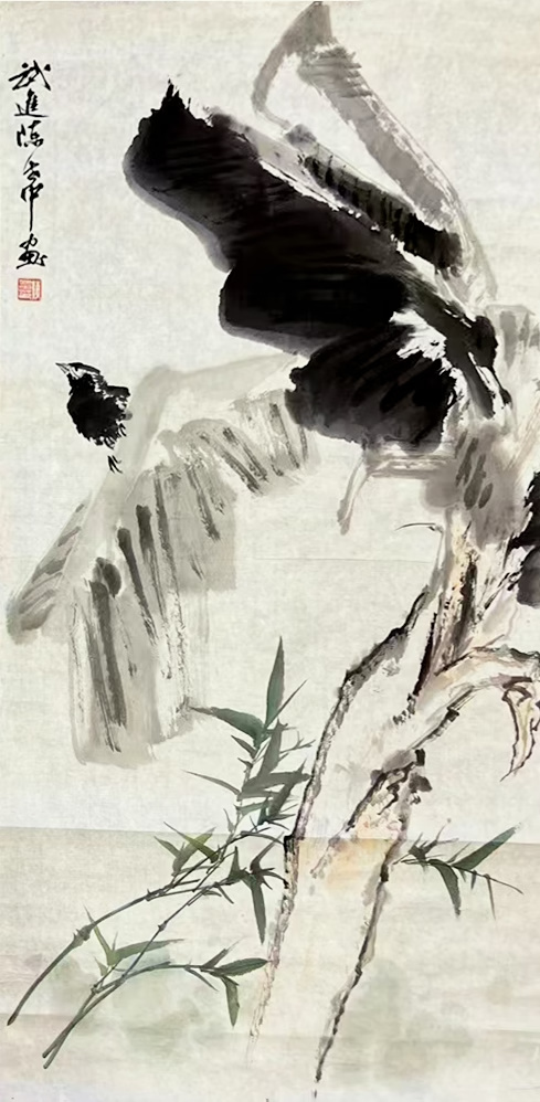 作者：陈世中&nbsp;花鸟&nbsp;￥：协商&nbsp;单击鼠标查看大图！