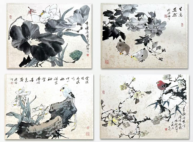 作者：徐源绍&nbsp;花鸟 &nbsp;￥：协商&nbsp;单击鼠标查看大图！