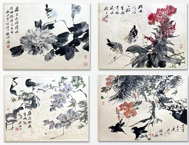 作者：徐源绍&nbsp;花鸟 &nbsp;￥：协商&nbsp;单击鼠标查看大图！