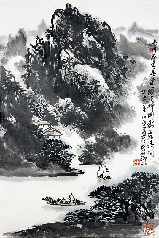 作者：郭公达&nbsp;山水 &nbsp;￥：协商&nbsp;单击鼠标查看大图！