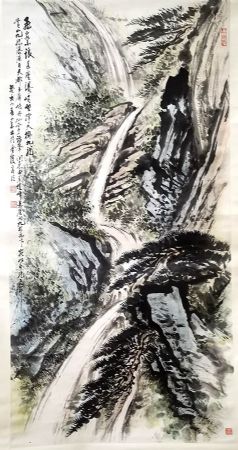 作者：朱墨林&nbsp;九龙瀑&nbsp;￥：协商&nbsp;单击鼠标查看详细介绍！