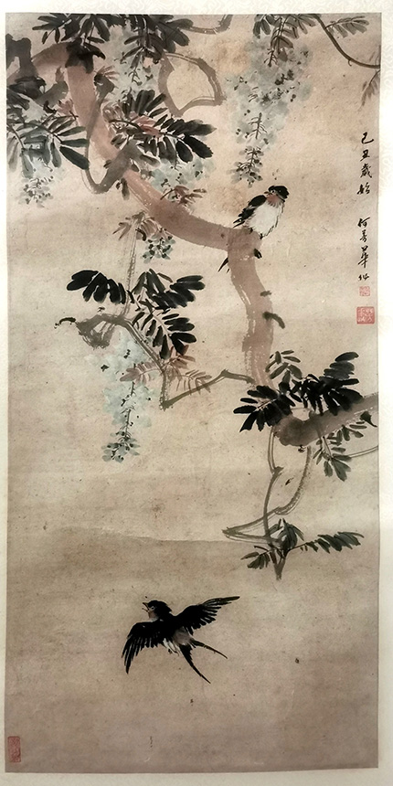 作者：何芳华&nbsp;花鸟&nbsp;￥：协商&nbsp;单击鼠标查看大图！