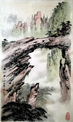 作者：施一岫&nbsp;山水&nbsp;￥：协商&nbsp;单击鼠标查看详细介绍！