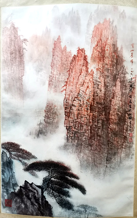 作者：章开森&nbsp;山水 &nbsp;￥：协商&nbsp;单击鼠标查看大图！