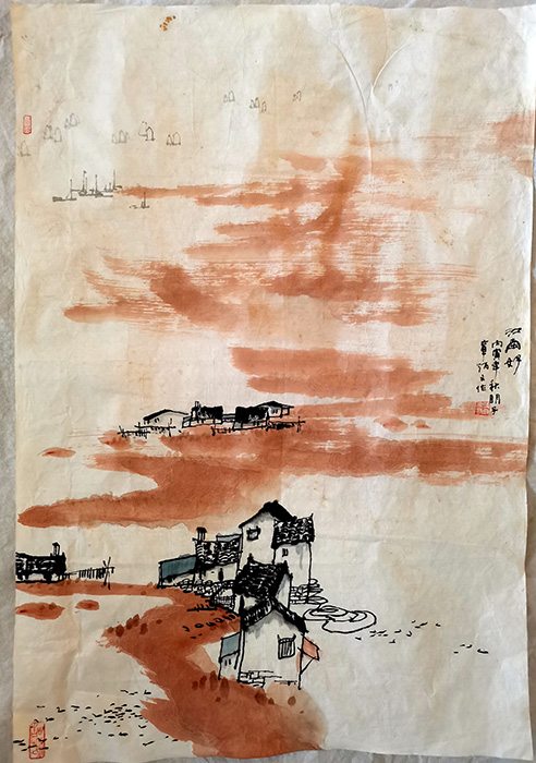 作者：章炳文&nbsp;山水 &nbsp;￥：协商&nbsp;单击鼠标查看大图！